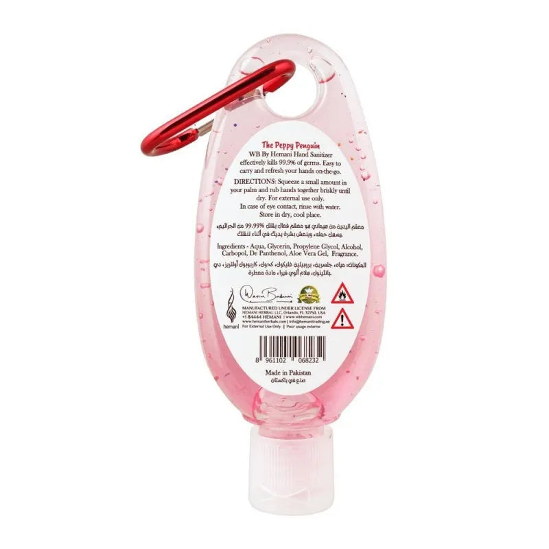 wasim badami poppy the peppy penguin kids hand sanitizer, 65ml image2