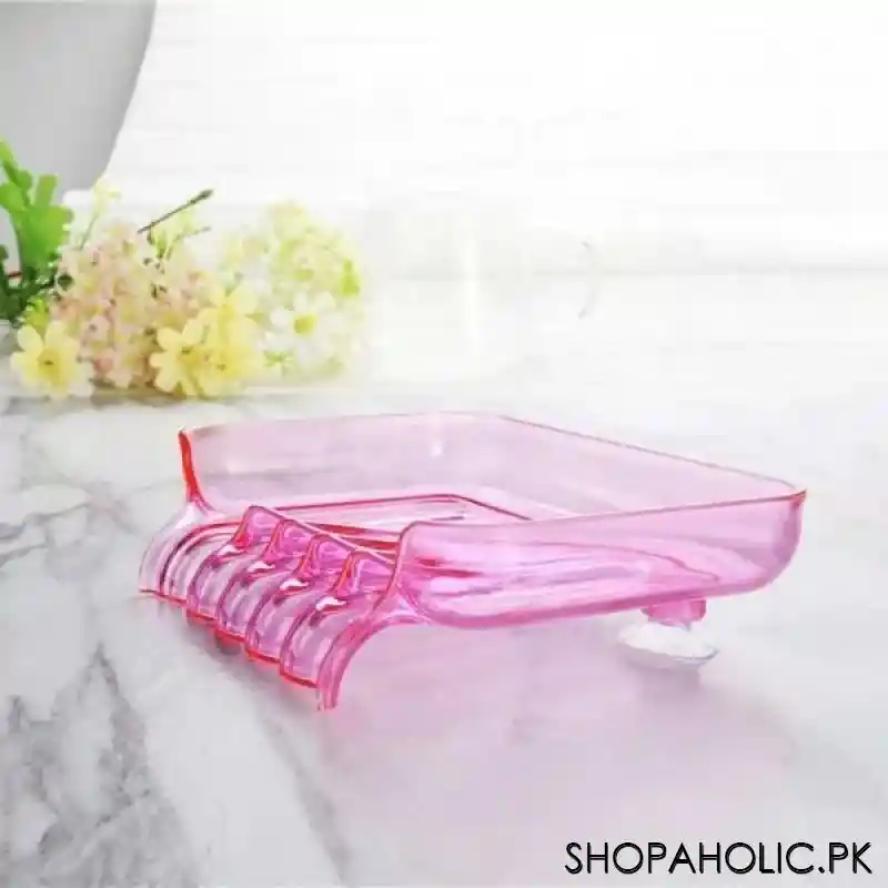 waterfall soap holder tray with two sucker image5