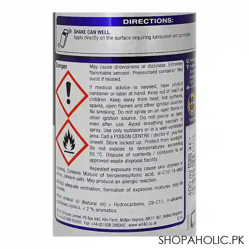 WD-40 Specialist Silicon Lubricant, 400ml - Image 3