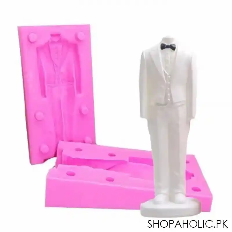 wedding suit 3d body clay candle main image