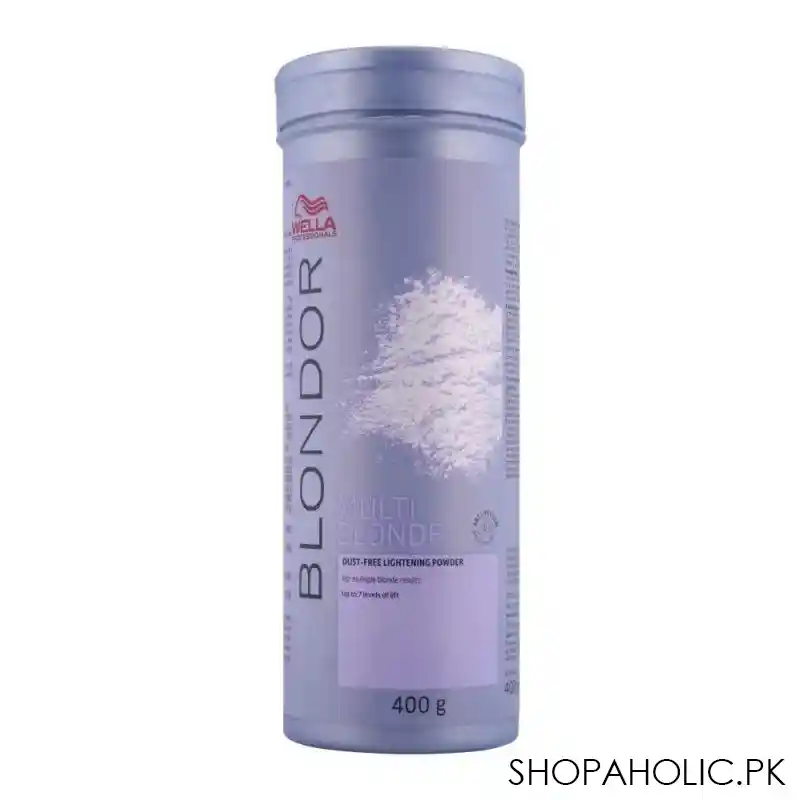 wella blondor multi blonde dust free lightening powder, 400g main image