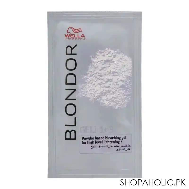 wella blondor powder based bleaching gel, 10g main image