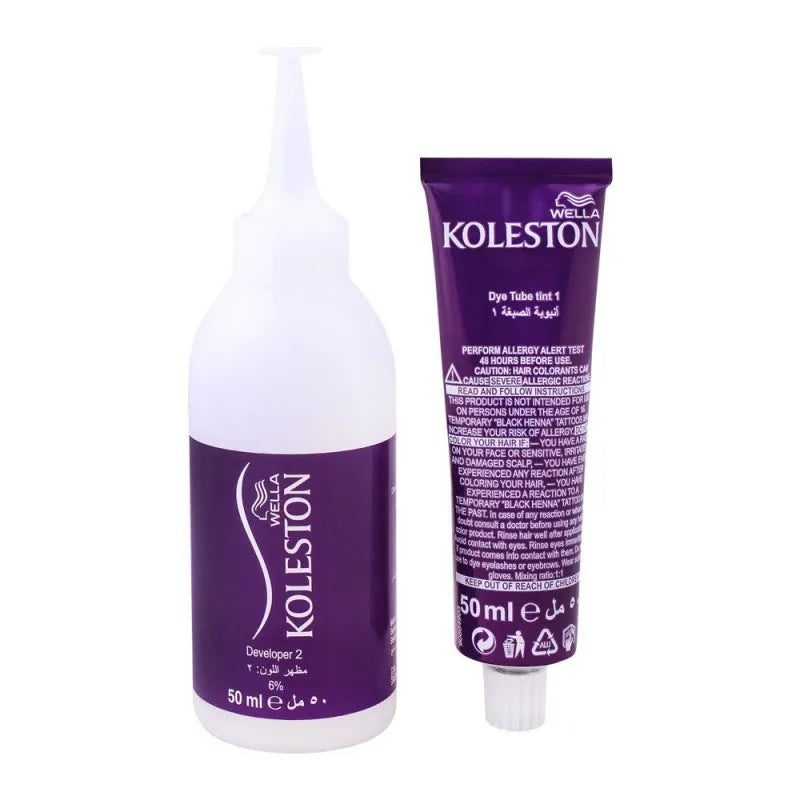 wella koleston color cream kit, 4/3 medium golden brown image2