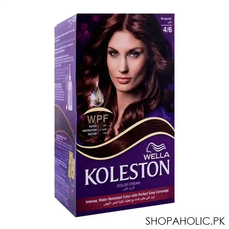 wella koleston color cream kit, 4/6 burgundy main image