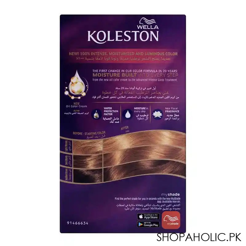 Wella Koleston Color Cream Kit, 8/0 Light Blonde - Image 2