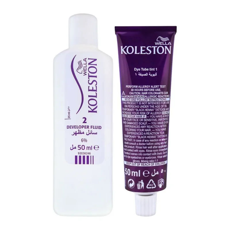 wella koleston hair color creme, 301/0, blue black image2