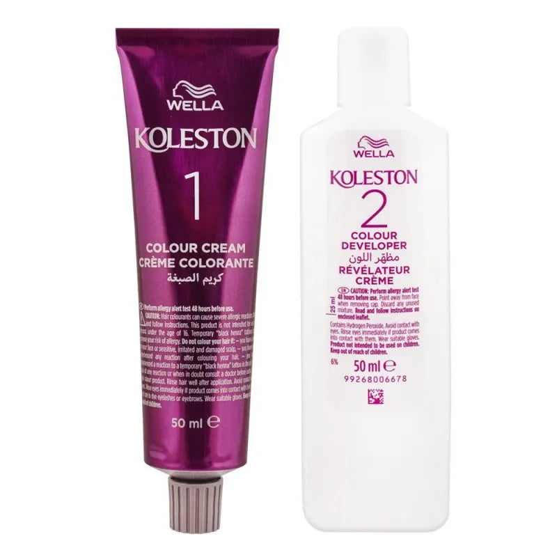 wella koleston intense hair colour, 304/1, medium ash brown main image