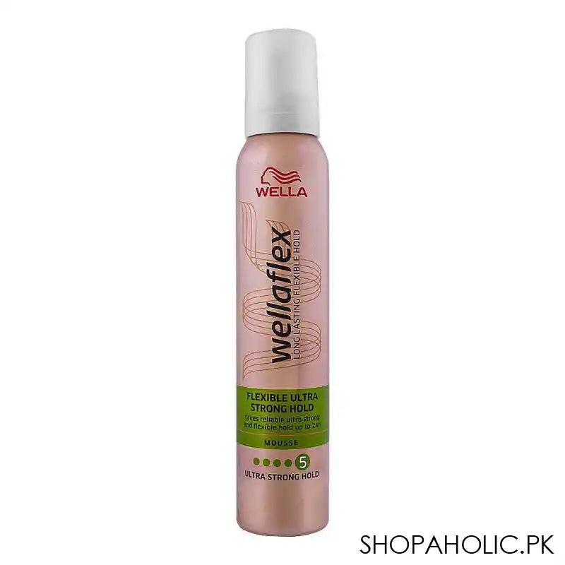 Wella Well-Flex Flexible Ultra Strong Hold 5 Mousse, 200ml - Main Image