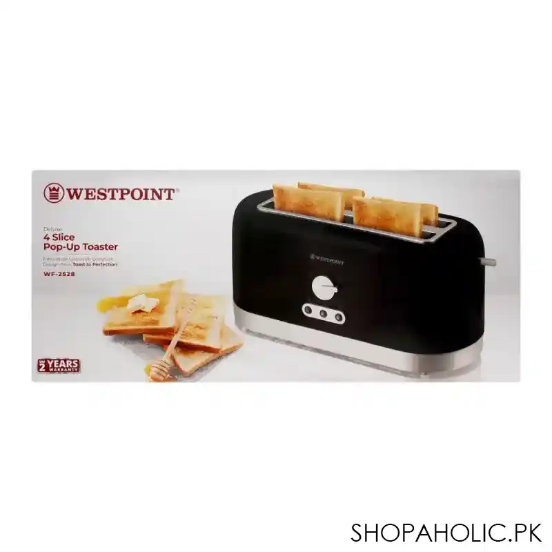 west point 4 slice pop up toaster, wf 2528 image3