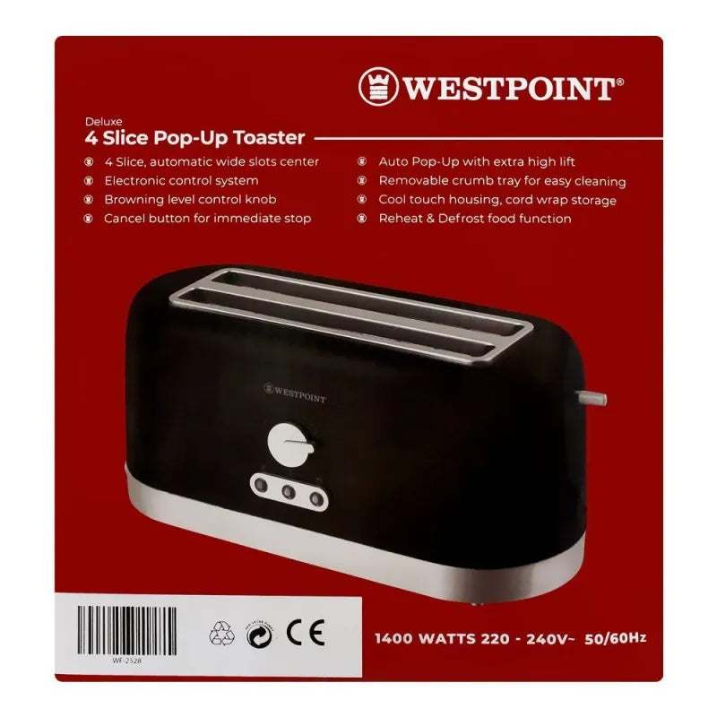 west point 4 slice pop up toaster, wf 2528 image4