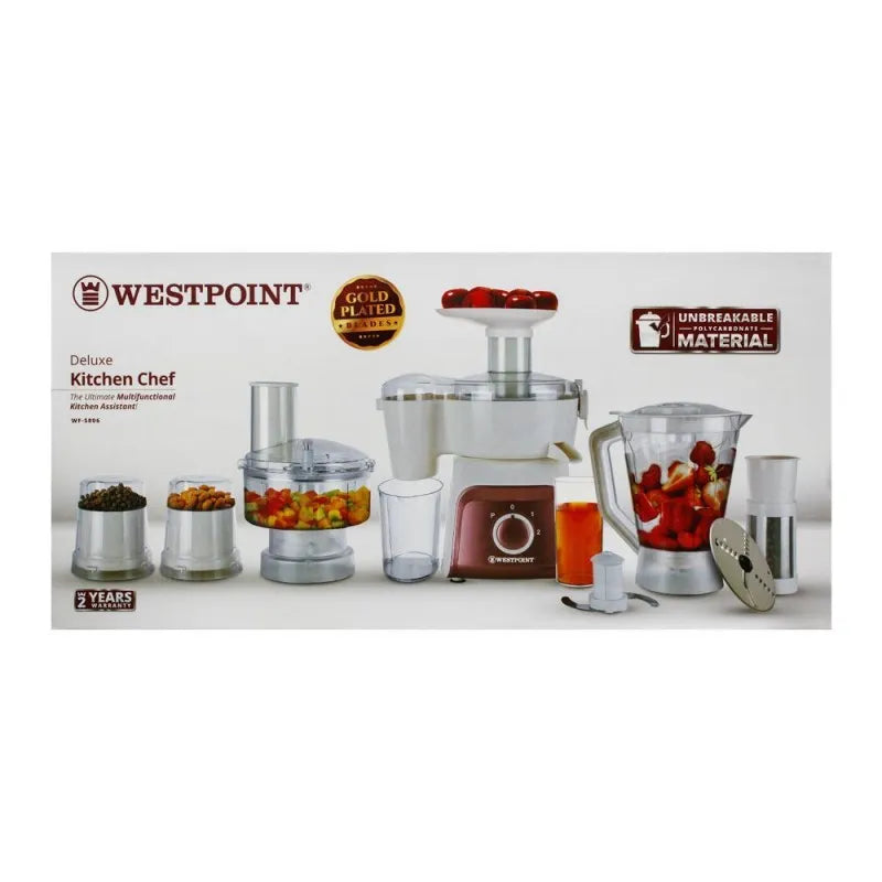 west point 5 in 1 deluxe kitchen chef, 450w, wf 5806 main image