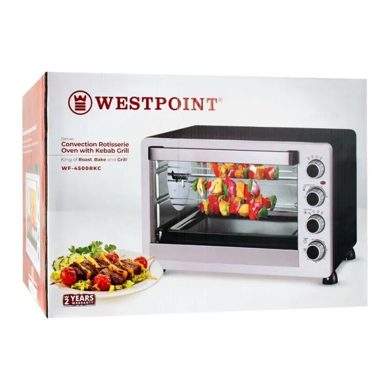 west point convection rotisserie oven with kebab grill, 45 liters, wf 4500rkc image2