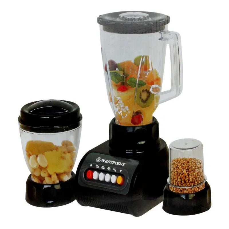 west point deluxe 3 in 1 juicer, blender & dry mill, 350w, wf 9491 main image