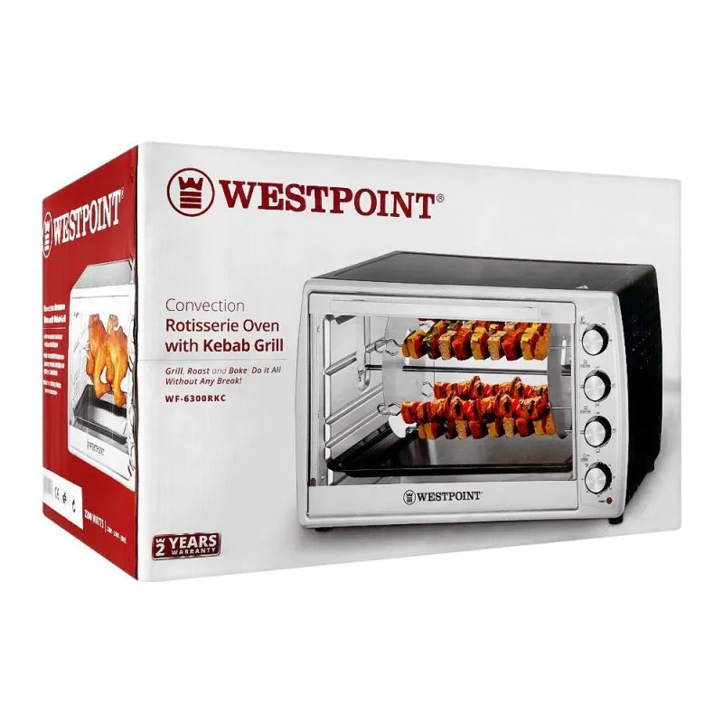 west point deluxe convection rotisserie oven with kabab grill, wf 6300rkc image2