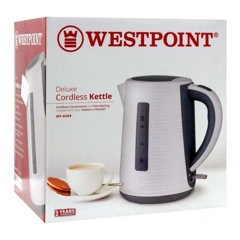 west point deluxe cordless kettle, 1.7l, 1850w, wf 8269 image2