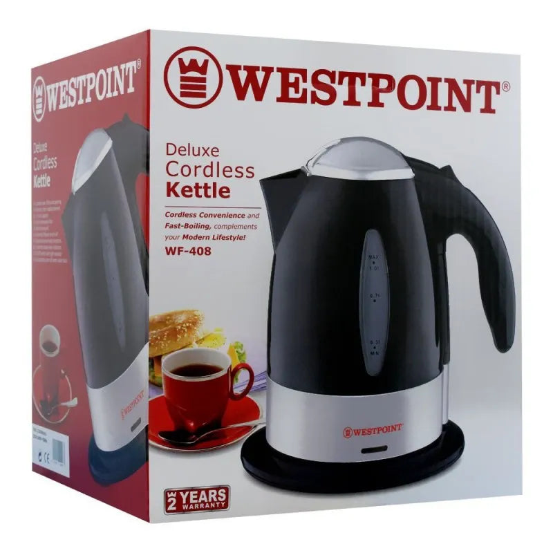 west point deluxe cordless kettle, 1 liter, wf 408 image2