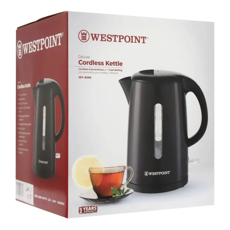 west point deluxe cordless kettle, 2l, wf 8266 image2