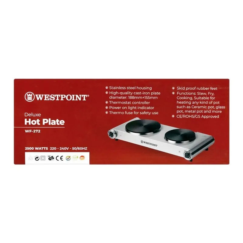 west point deluxe double hot plate, wf 272 image3