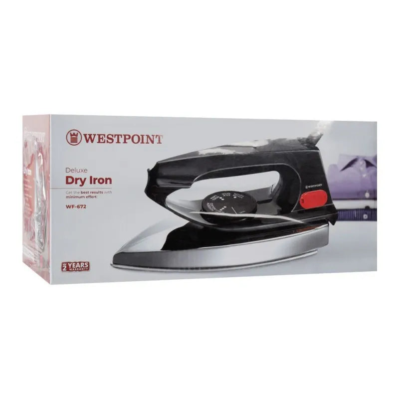 west point deluxe dry iron, 1000w, wf 672 image2