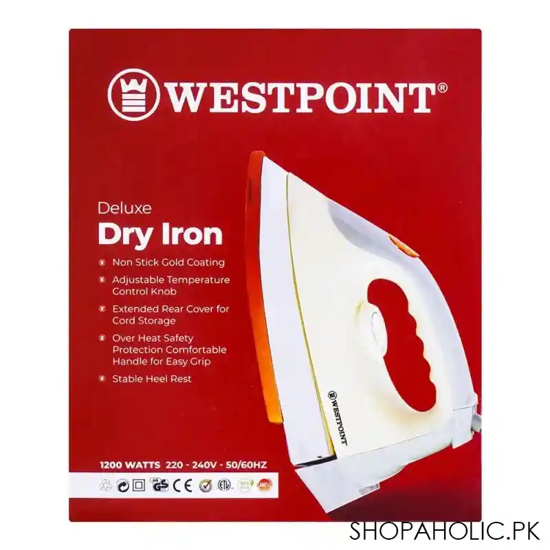 west point deluxe dry iron wf 86 b, 1200w image3