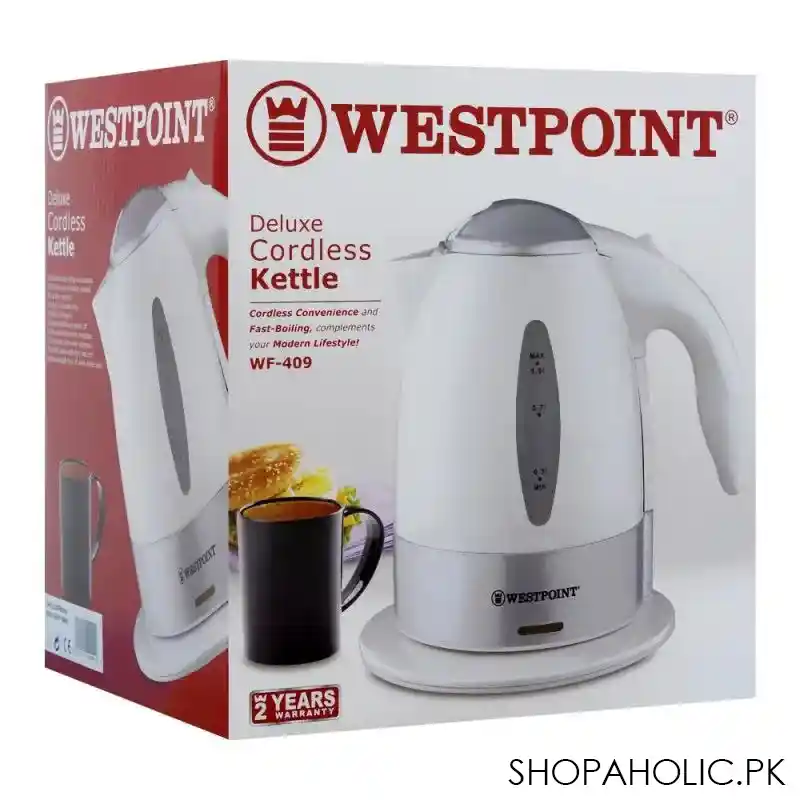 west point deluxe electric kettle, 1 liter, wf 409 image2