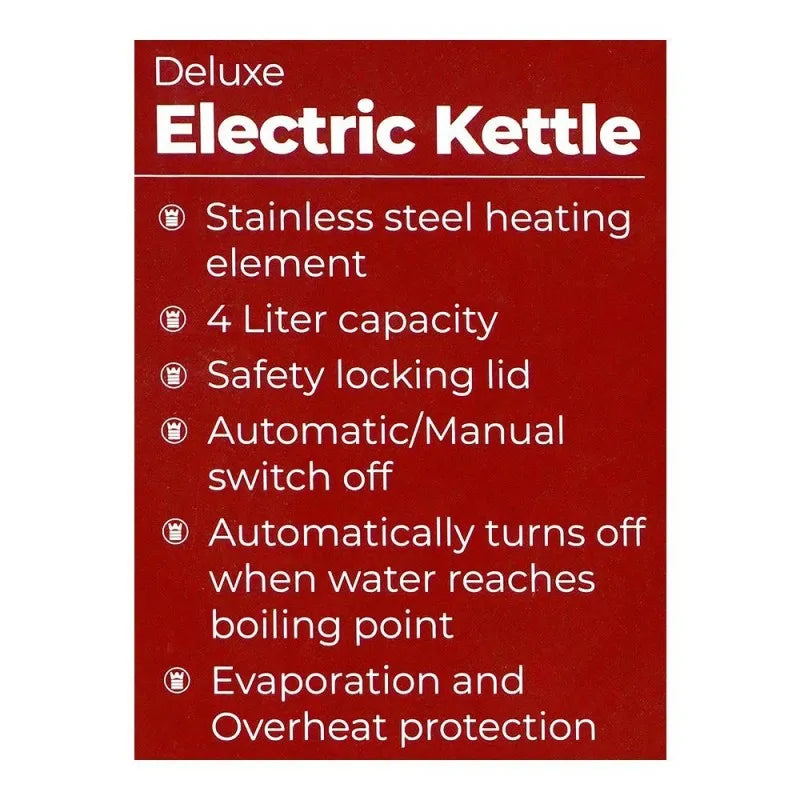 west point deluxe electric kettle, wf 6178 image4