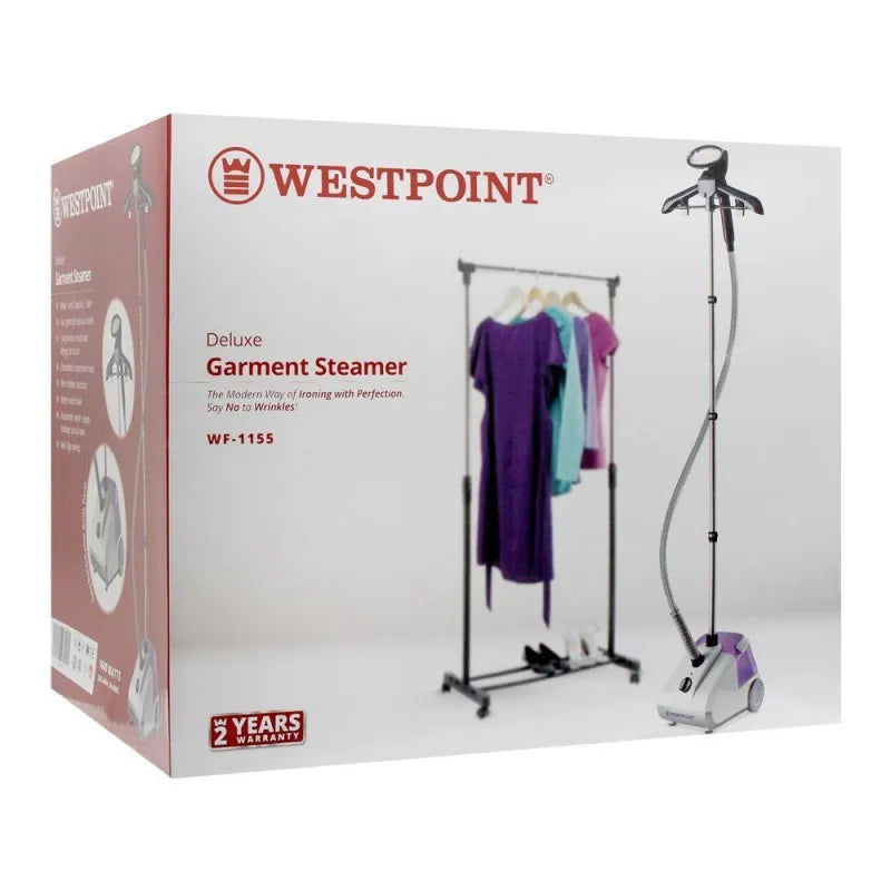 west point deluxe garments steamer, 1600w, wf 1155 image2