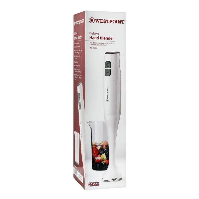 west point deluxe hand blender, 2 speed, 400w, wf 9213 image2