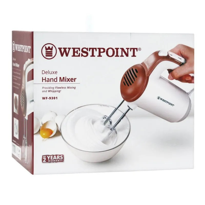 west point deluxe hand mixer, 5 speed, 200w, wf 9301 image2