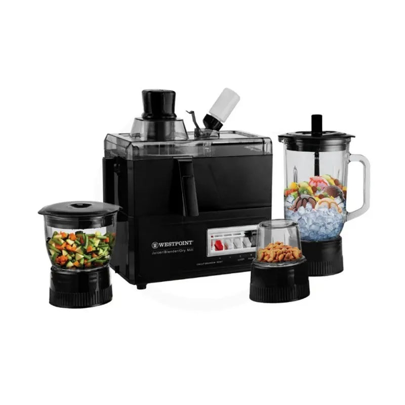 west point deluxe juicer, blender, dry mil, 750w, 220 240v, wf 8824 main image