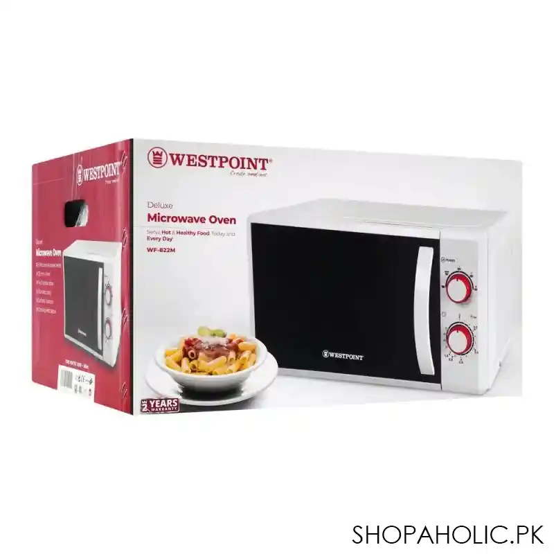 west point deluxe microwave oven, 20 liters, wf 822 main image