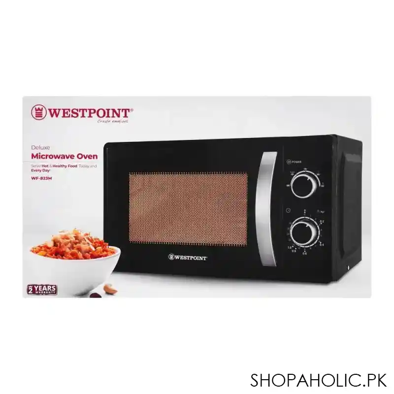 west point deluxe microwave oven, 20 liters, wf 823 image3