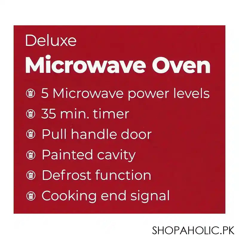 West Point Deluxe Microwave Oven, 20 Liters, WF-825 - Image 5