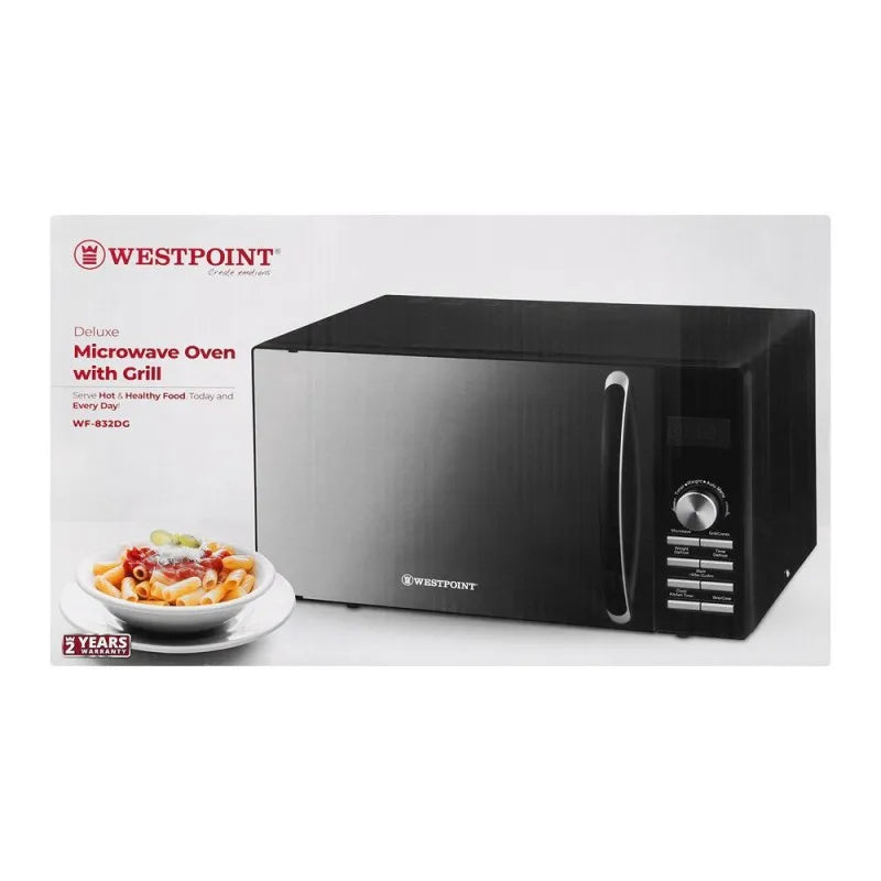 west point deluxe microwave oven with grill, 30 liters, wf 832dg image3