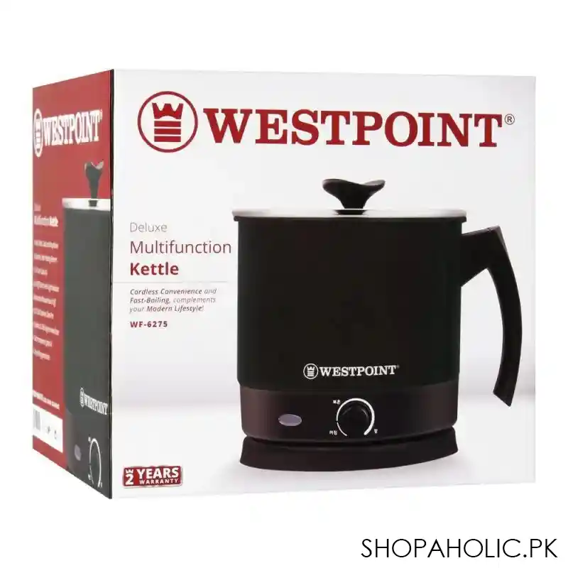 west point deluxe multi function kettle, 1.8l, wf 6275 image2