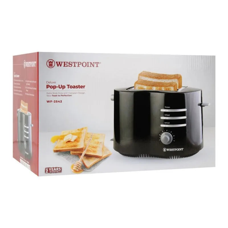 west point deluxe pop up toaster, 860w, wf 2542 image2