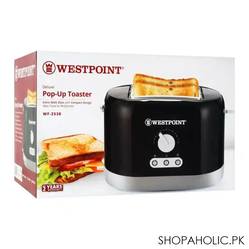 west point deluxe pop up toaster, wf 2538 image2