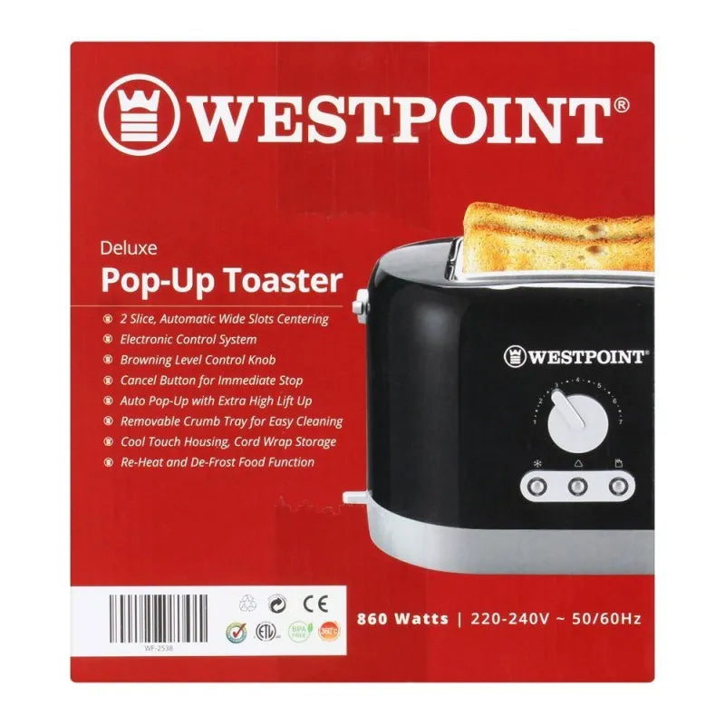 west point deluxe pop up toaster, wf 2538 image3