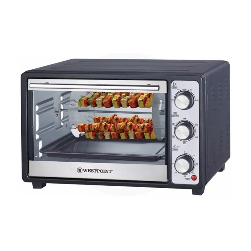 west point deluxe rotisserie oven with kabab grill, 30 liters, wf 2800rk main image