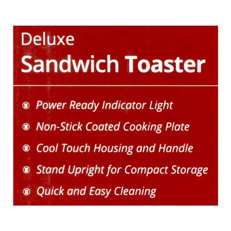 west point deluxe sandwich toaster, 800w, wf 6686 image5