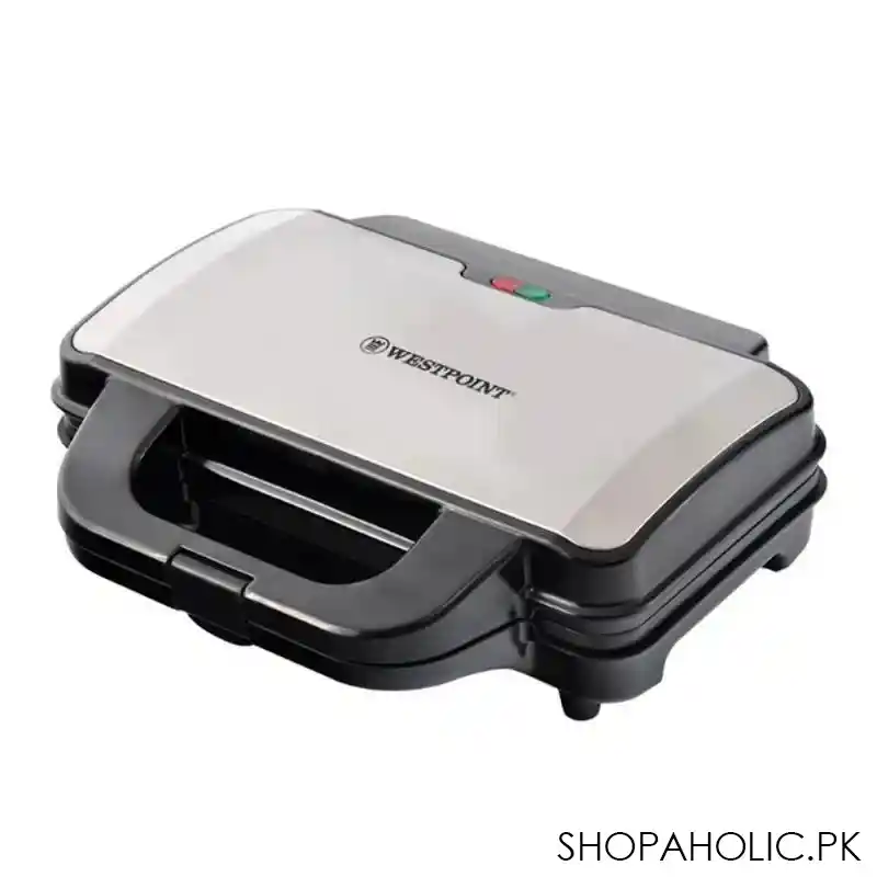 west point deluxe sandwich toaster, 800w, wf 6686 main image