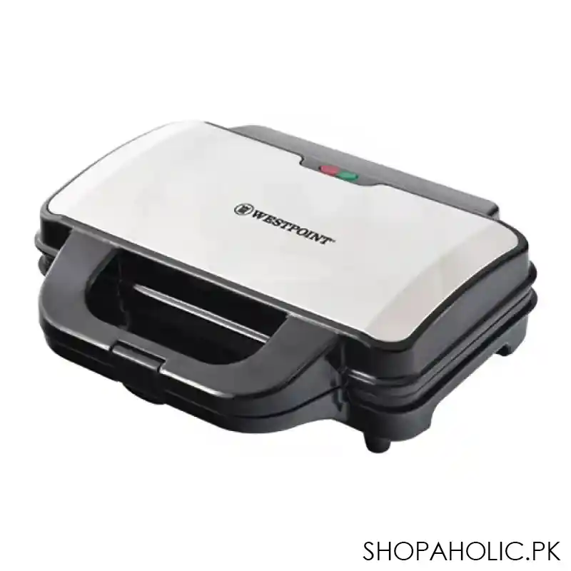 west point deluxe sandwich toaster, 900w, wf 6697 main image