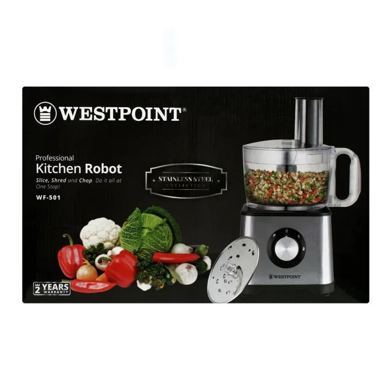 west point professional kitchen robot, slice + shred + chop, 500w, wf 501 image4