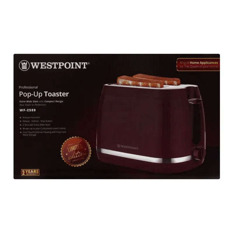 west point professional pop up toaster, wf 2589 image3