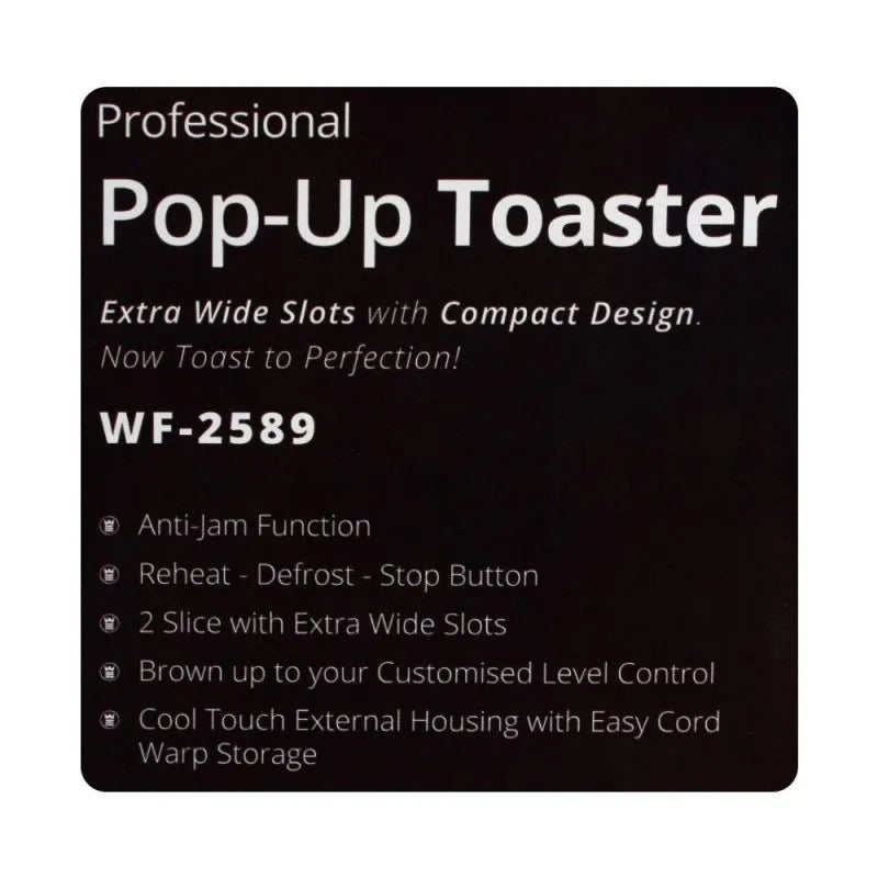 west point professional pop up toaster, wf 2589 image5