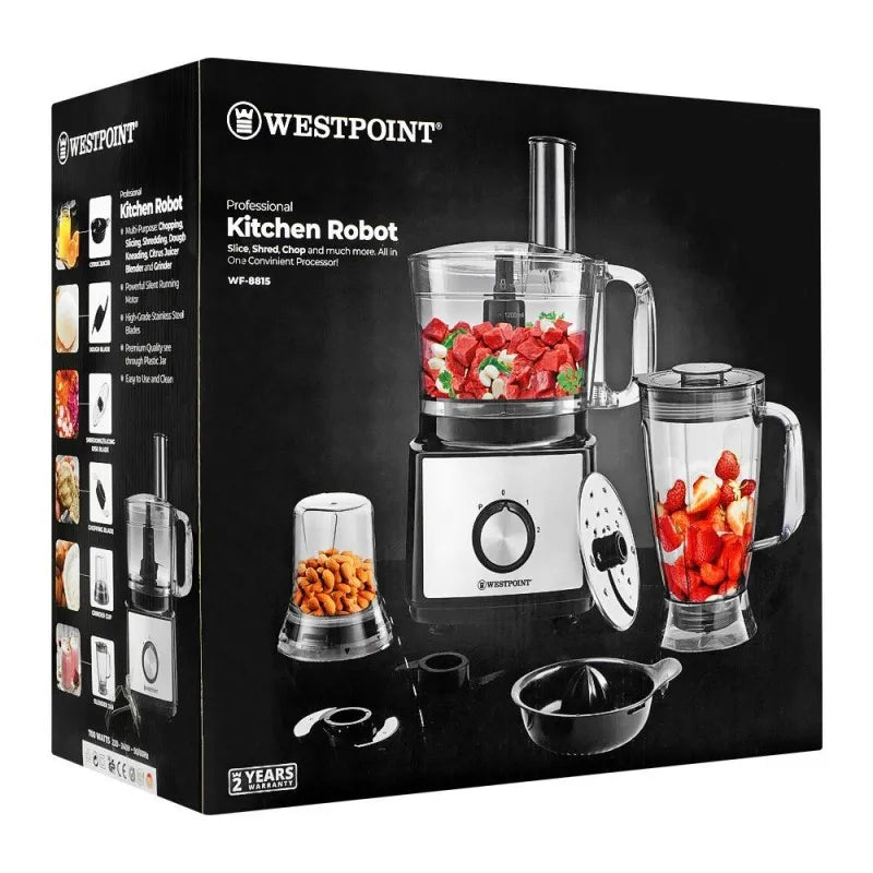 west point professional robot food processor, 700 watts, wf 8815 image2