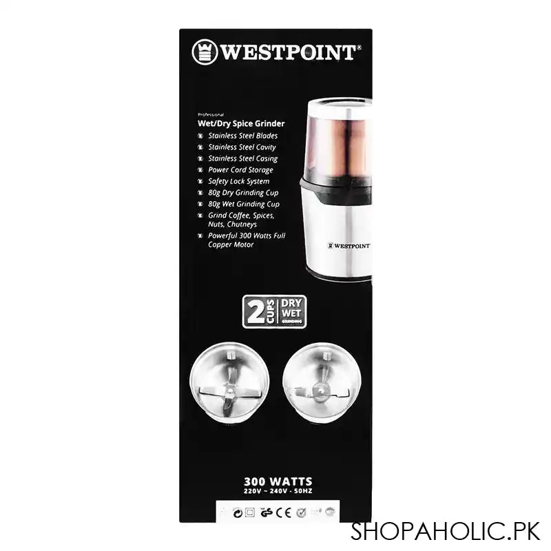 West Point Professional Wet/Dry Spice & Coffee Grinder, WF-9225 - Image 3