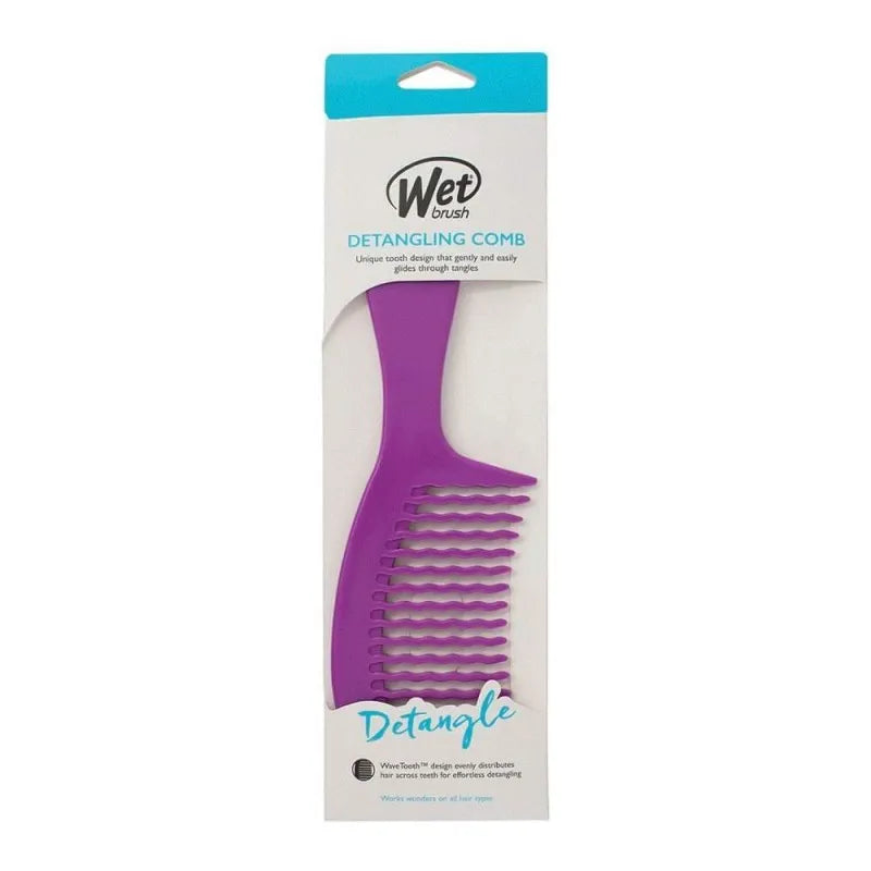 wet brush detangling comb, 0620w pr, purple image2