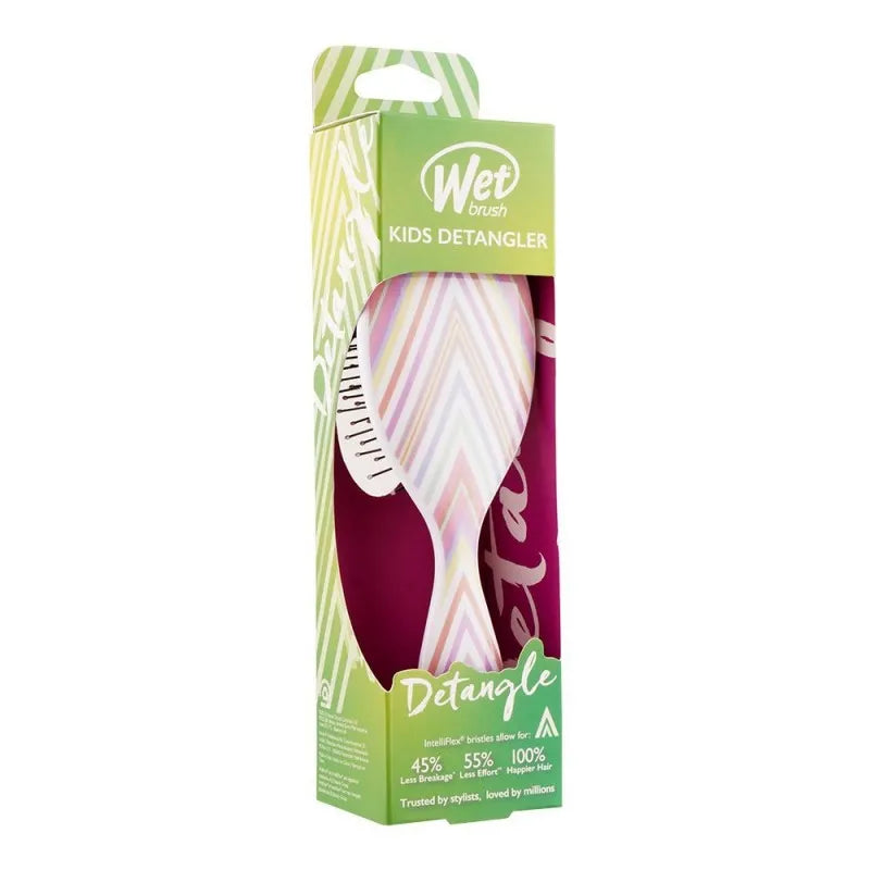 wet brush kids detangler hair brush stripe 2022, bwr837chev image4