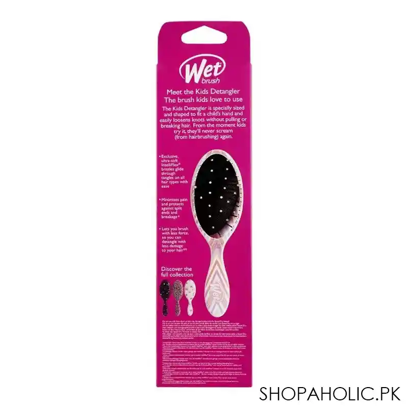 wet brush kids detangler hair brush stripe 2022, bwr837chev image5